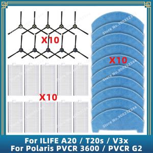 필터 사이드 브러시 걸레 천 1226 부품 액세서리, 호환 ILIFE A20 T20s V3x / Polaris PVCR 3600 / G2 0926W / G2 0726W / G2 1226