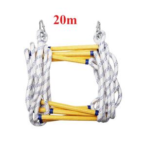 20m 수지 안전 밧줄 사다리 솔리드 훈련 RopeEngineering 안전 밧줄 등반 작업 부드러운 사다리
