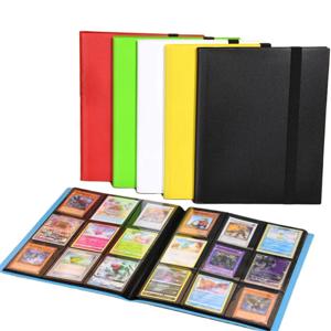 TCG 유희왕 MTG 게임 카드북용 카드 바인더, 9 포켓 트레이딩 카드 앨범 디스플레이 바인더, 360 측면 로딩 포켓 거치대