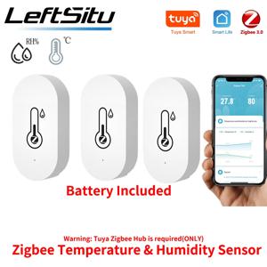 Tuya Zigbee 스마트 온도 습도 센서 실내 습도계 컨트롤러 모니터링 스마트 스피커 Alexa Google 홈으로 작업
