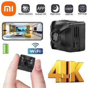 Xiaomi X5 1080p 미니 무선 카메라 Wifi Ip/ap 원격 모니터 충전식 배터리 모션 감지 휴대용 캠코더 홈