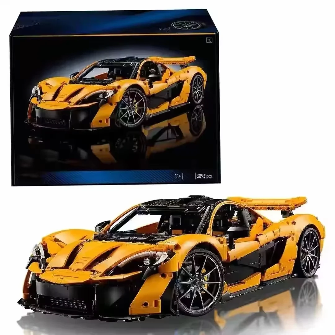 새로운 기술 P1 Supercar 빌딩 블록 벽돌 모델 키트-성인 기계 공학 장난감, DIY Moc 일반 빌딩 시스템 chi