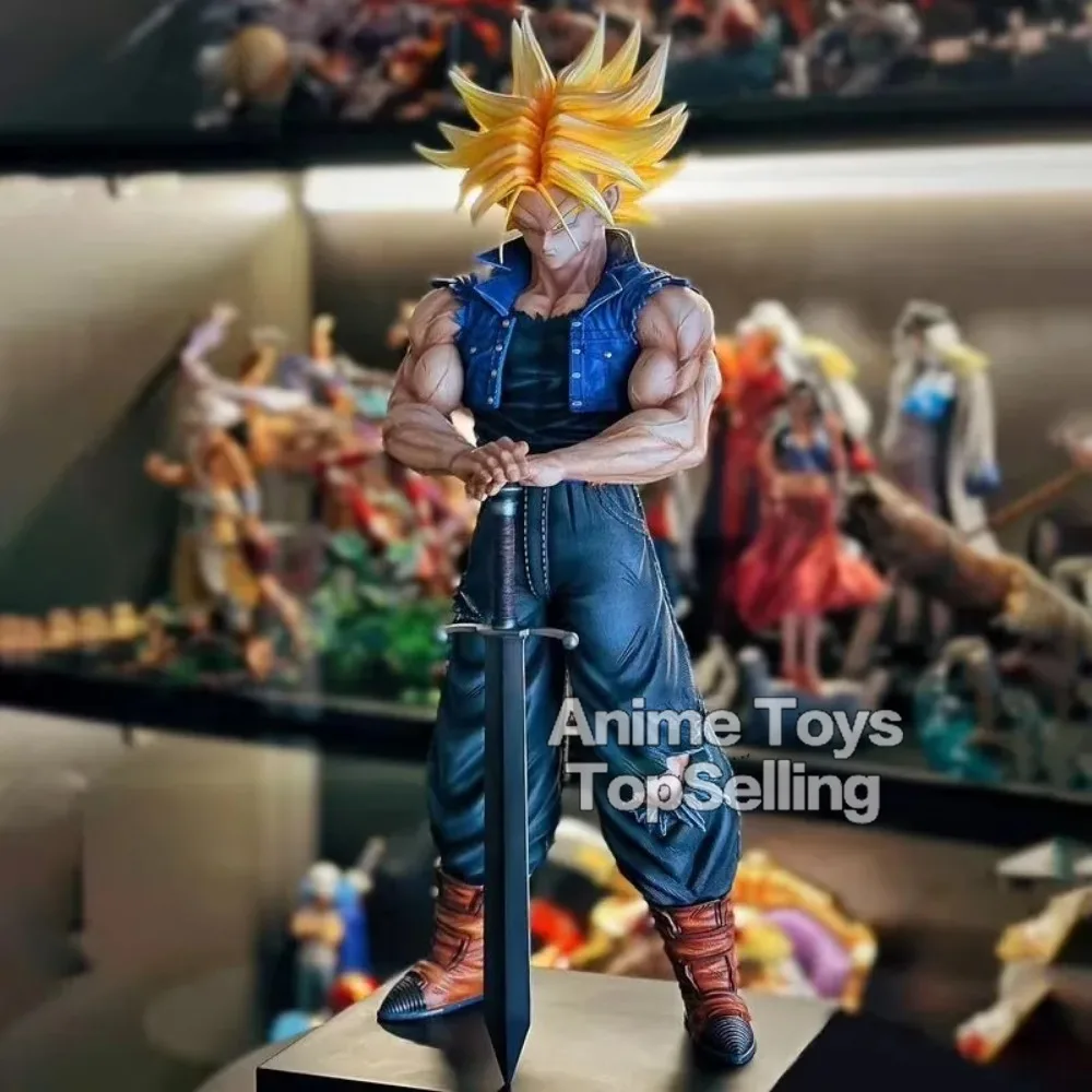 25cm/9.84in 애니메이션 드래곤 볼 Z 그림 트렁크 액션 피규어 Pvc 동상 컬렉션 모델 장난감 어린이 선물 용품