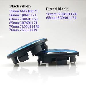 4pcs 폭스 바겐 휠 센터 캡 56mm 65mm 70mm 76mm Hubcap for VW 골프 4 5 6 7 Mk4 MK5 Passat B8 B7 B5 액세서리 3B 7601171