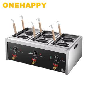 ONEHAPPY 데스크탑 국수 밥솥 상업용 다기능 수프 국수 밥솥 만두 냄비 오덴 매운 냄비 기계