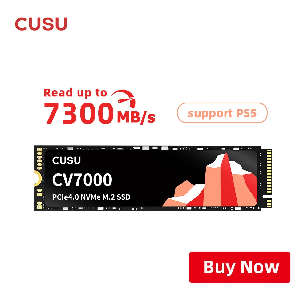 CUSU SSD 1TB 2TB M2 NVMe SSD 하드 드라이브 M.2 PCIe4.0 x4 2280 PS5 노트북 데스크탑용 솔리드 스테이트 디스크