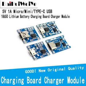 5 개/몫 5V 1A 마이크로 미니 TYPE-C USB 18650 리튬 배터리 충전 보드 충전기 모듈 + 보호 이중 기능 TP4056 모듈