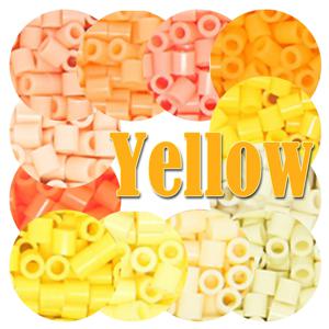 노란색 5mm 1000PCS YantJouet 하마 비즈 어린이를위한 철 퓨즈 비즈 Diy 퍼즐 픽셀 아트 선물 어린이 장난감