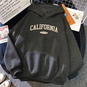 캘리포니아 웨스트 코스트 디자인 여성 Hoody 힙합 모든 경기 streetwear 포켓 Crewneck 의류 양털 편안한 여성 까마귀