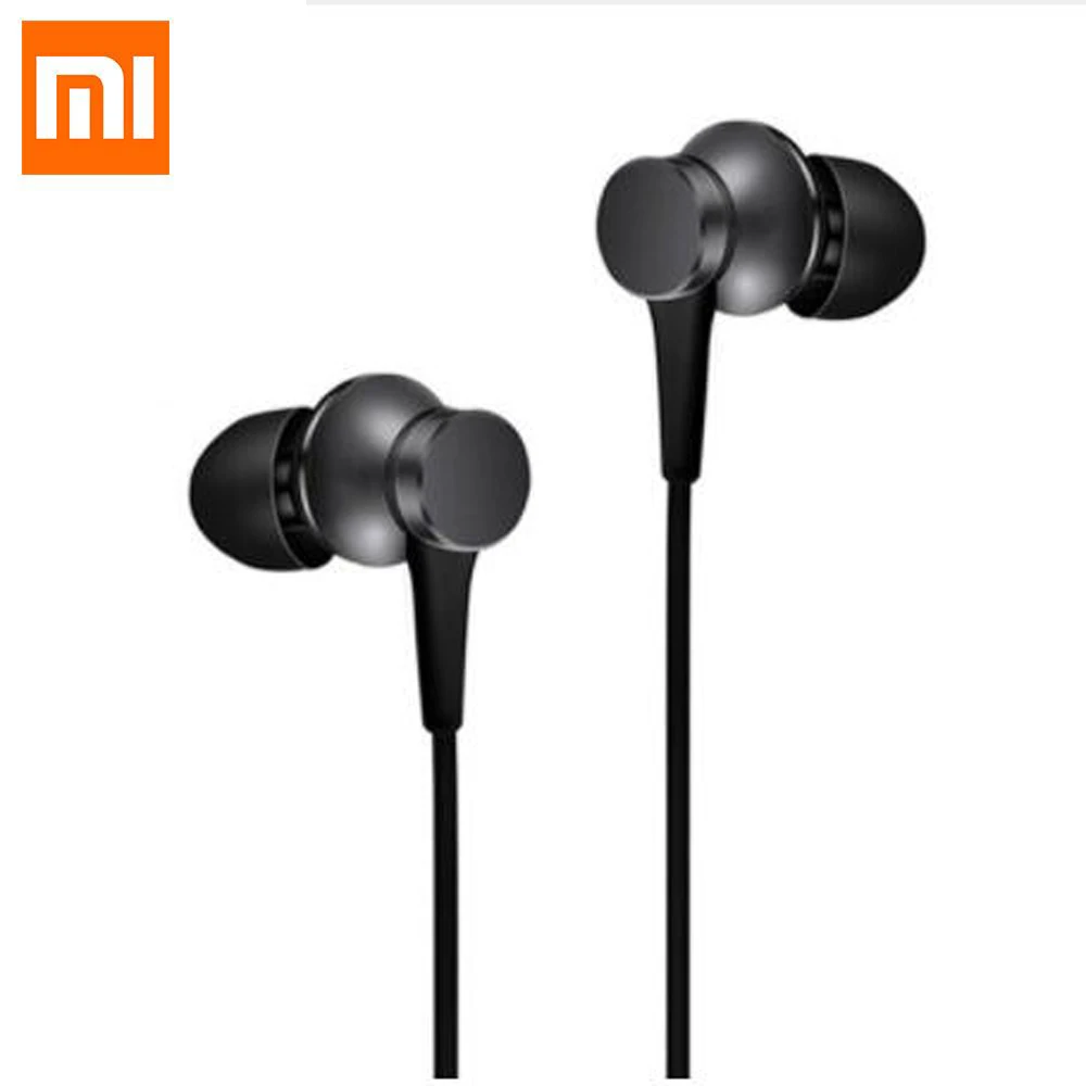기존 Xiaomi 헤드셋 Mi Piston 3 In-Ear Fresh 3.5mm 와이어 제어 이어폰 음악 스테레오 마이크 Huawei Xiaomi 스마트 폰용