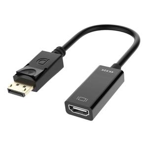 4K DisplayPort-HDMI 호환 어댑터 남성 DP-여성 HDMI 호환 케이블 변환기 HDTV PC 프로젝터 용 비디오 오디오
