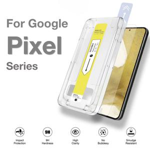 구글 픽셀 9 Pro 8Pro용 프리미엄 스크린 보호필름, 구글 픽셀 9a 8a 7a 6a용 먼지 방지 강화유리, 빠른 설치