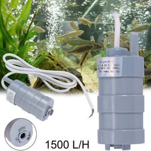 DC 12V 잠수정 워터 펌프 캠핑카 캠핑카 고 유량 고래 펌프 1500L/H 산업용 5M 잠수정 연못 펌프