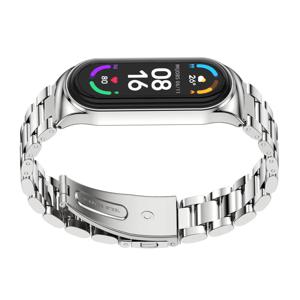 Mi Band 9 8 7 6 5 4 3 금속 Correa Mi Band 8 팔찌 Opaska Mi Band 7 손목 밴드 Pulseira Miband Watch Bend NFC
