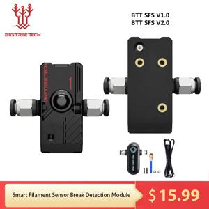 BIGTREETECH 스마트 필라멘트 센서 브레이크 감지 모듈 BTT SFS V2.0 모니터 SKR V1.4 터보 SKR 2 미니 E3 용 3D 프린터 부품
