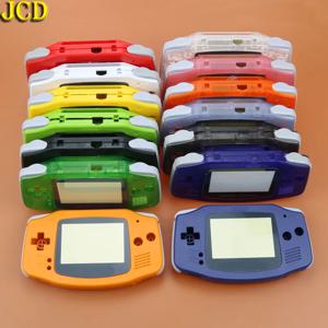 GBA 콘솔 쉘용 JCD 플라스틱 하우징 쉘 케이스 커버(버튼 키트 포함) Gameboy Advance용 스크린 렌즈 스틱 라벨