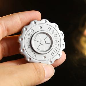 방사선 경고 Fidget 슬라이더 스피너 EDC 기어 핸드 스피너 리모콘 성인 Fidget 장난감 ADHD 도구 항 불안 스트레스 릴리프 장난감