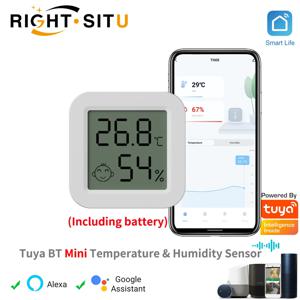 최신 Tuya 블루투스 온도 습도 센서 LCD 온도계 미니 스마트 전기 습도계 APP 원격 제어 홈