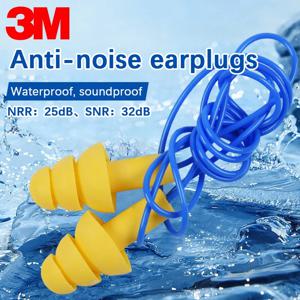 3M 소음 감소 귀마개 340-4004 소음 방지 수영 귀마개 소음 방지 세척 가능 방수 산업용 소음 감소