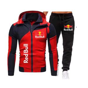 패션 남성용 Red Bull 스웨트 셔츠 후드 티셔츠 남성용 세트 2025 가을 남성용 세트 여성용 운동복 후드 티셔츠 + swe