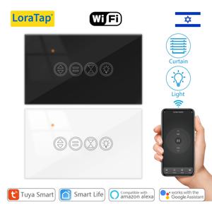 LoraTap Tuya 스마트 롤러 셔터 라이트 스위치 Google Assistant 및 Alexa 스마트 홈용 호환 원격 제어 타이머 기능
