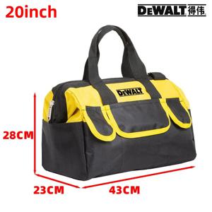 Dewalt 도구 가방 옥스포드 천 가정용 보관 가방 유지 보수 작업자를위한 방수 대용량 도구 보관 13in 17in 20in
