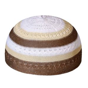 남성용 이슬람 모자 니트기도 모자 이슬람 라마단 유대인 Kippah Homme 모자 남성용 터번 보닛 코튼 해골 비니 모자