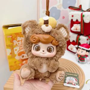 Jotoys Qbaby 동물 유치원 블라인드 박스 시리즈 플러시 장난감 카와이 인형 크리 에이 티브 배낭 펜던트 신비한 상자 주변기기 선물