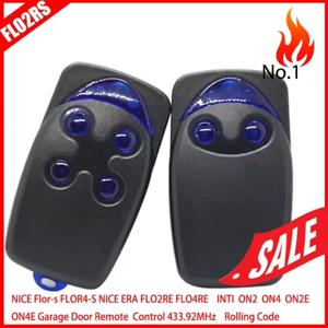 1/5PCS Nice Flor Flo2r FLO2R-S FLO4R-S Flor-s 게이트 차고 문 원격 제어 NICE 433.92MHz 롤링 코드 휴대용 송신기