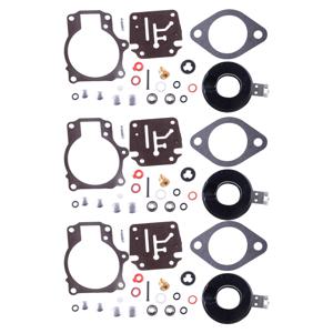 3 세트 392061 Carburetor Johnson Evinrude 40 45 48 50 55 60 65 70 75 HP 396701 398729 18-7222 18-7042