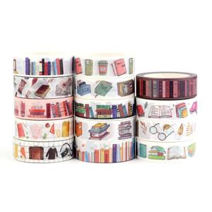 1PC 10M 데코 책 메이크업 종이 Washi 테이프 플래너 스크랩북 접착 마스킹 테이프 Kawaii Papeleria 학교 용품 세트