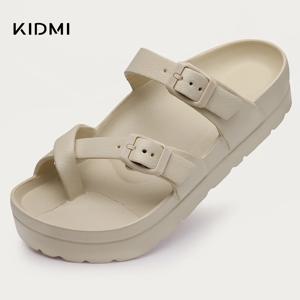 KIDMI 새로운 패션 여성 샌들 편안한 여성 슬리퍼 고품질 EVA 여성 플립 플롭 Nonslip 소프트 통합 슬리퍼