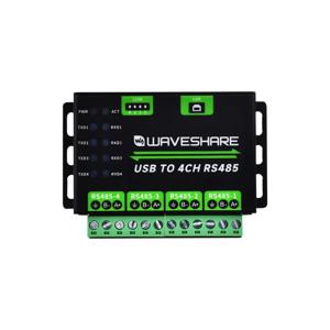 산업용 USB TO 4Ch RS485 변환기 25219 다중 보호 회로, 다중 시스템 지원, 알루미늄 합금 케이스