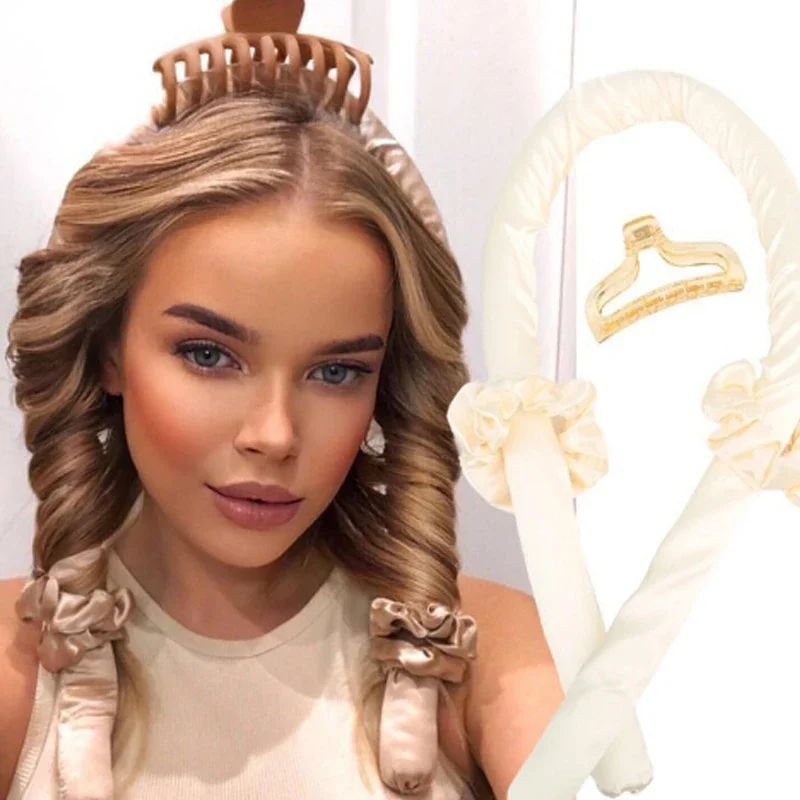 열 없이 사용하는 폼 슬리핑 컬링 아이론, 빅 웨이브 레이지 컬 스타일러, DIY 헤어 드레싱 도구 - 효율적인 헤어 웨이브 스타일링