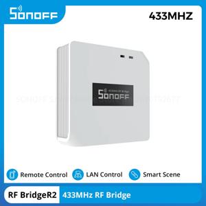 SONOFF RF BridgeR2 433MHz 스마트 홈 자동화 보안 스마트 장면 RF 원격 컨트롤러 eWeLink 게이트웨이 지원 DW2-RF PIR3-RF