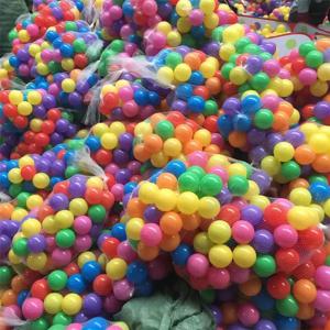 야외 스포츠 공 다채로운 부드러운 물 수영장 바다 파도 공 아기 친환경 스트레스 에어 볼, 어린이 텐트 장난감, 100 개