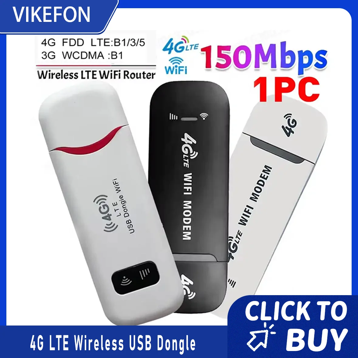 4G LTE 무선 USB 동글 모바일 광대역 150Mbps 모뎀 스틱 4G Sim 카드 무선 라우터 홈 오피스 무선 WiFi 어댑터