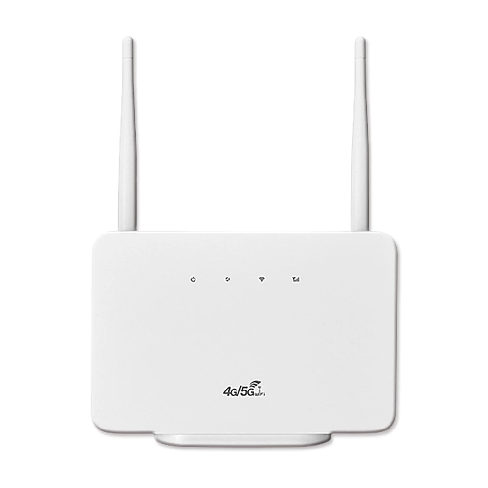 4G 무선 라우터 300Mbps 4G 라우터 무선 모뎀 Sim 카드 슬롯이있는 외부 안테나 홈 여행 작업용 EU 플러그