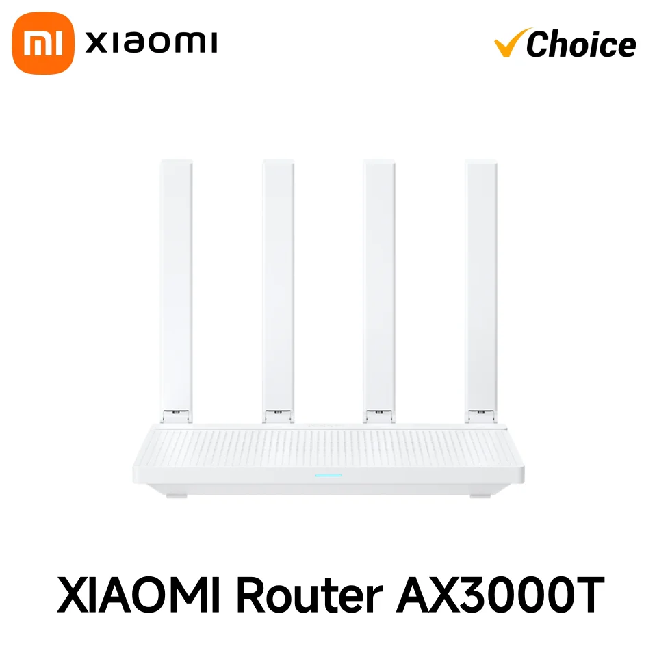 Xiaomi AX3000T 라우터 2024 새 모델 5GHz 160MHz 광대역 1.3GHz 프로세서 고속 NFC 홈 오피스 게임 네트워크 장치