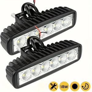 1pc 자동차 LED 빛 슈퍼 밝은 빛 블랙 커버 자동차 오프로드 SUV 트럭에 대 한 배터리 없이 방수 DRL
