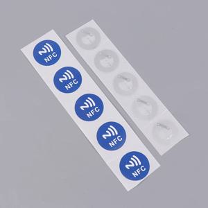 1/20/50Pcs NFC 라벨 스티커 배지 라벨 스티커 RFID 전자 태그 재기록 가능한 비밀 키 스티커 NFC 태그