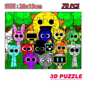 Phase 1.0 ~ 6.0 뮤직 박스 Sprunkie 피규어 퍼즐 장난감 세트 Sprunkie Toys 교육 퍼즐 장난감 어린이를위한 선물 생일 크리스마스