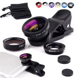 3in1 Fisheye 렌즈 iPhone 16 15 14 13 11 용 광각 마이크로 카메라 렌즈 전화 클립이있는 스마트 폰 렌즈 용 줌 피쉬 아이 렌
