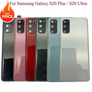 삼성 갤럭시 S20 Plus / S20 Ultra G980 G985 배터리 뒷면 커버 3D 유리 패널 S20 후면 도어 하우징 케이스 카메라 유리 렌즈