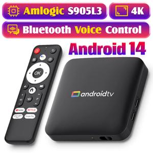 안드로이드 14.0 스마트 TV 박스 H96 Max S905L3 홈 시어터 블루투스, Google 음성 미디어 플레이어 2G 16G 4K HD 비디오 세트 TV 박스
