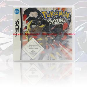 NOE 버전 Pokémon Platin-Edition 새로운 밀봉 패키지 DS 비디오 게임 카드 DS 2DS 3DS 콘솔용 상자 및 설명서가 포함된 빨간색 씰