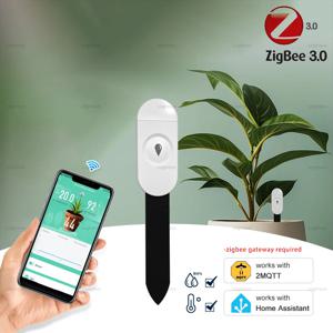 Zigbee 토양 수분 시험기 온도 및 습도 센서 온도 습도계 홈 오토메이션 정원 관개 감지기