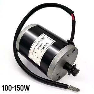 전기 스쿠터 모터 브러시 PM 모터 스쿠터 용 고 토크 PMDC 모터 12V 24V 영구 자석 모터 100W 120W 150W