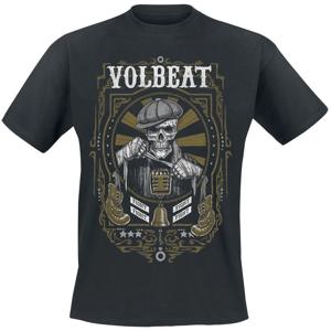Fight Volbeat 티셔츠 주변 패턴 인쇄 여름 럭셔리 브랜드 코튼 남성 및 여성 티셔츠 반팔