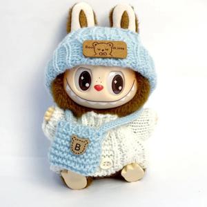 V1V2V3에 적합한 미니 스웨터 세트 Labubu 인형 의류 인형 액세서리 귀여운 장식 작은 옷 패션 생일 선물